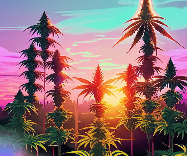 cannabis - rośliny marihuany